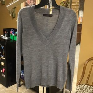 The Limited gray v neck sweater